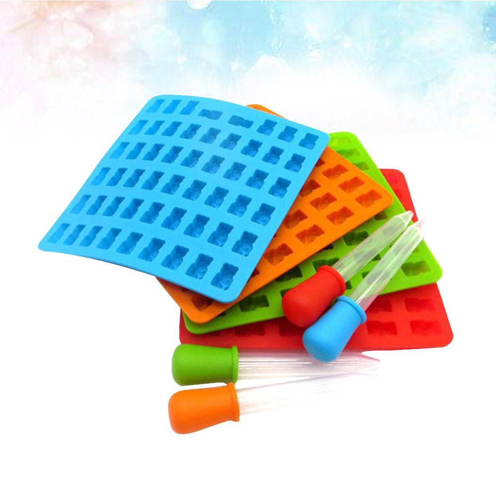 Gummy Candy - 4 set 53 Cavities Bear-Shaped Silicone