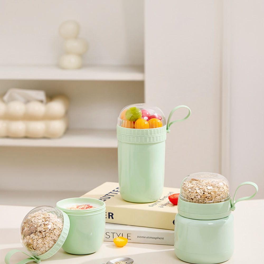 Healthy Snacks Food - Double Layer Food Container Yogurt Cup