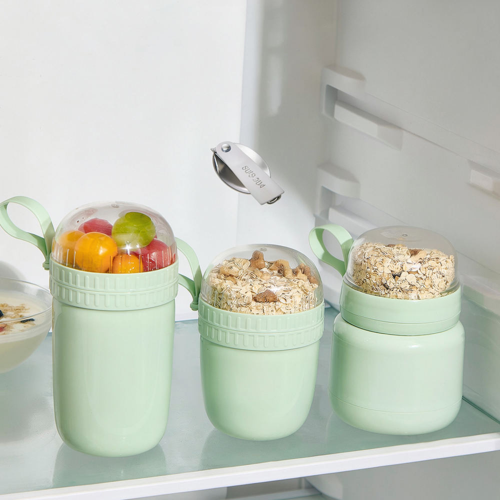 Double Layer Food Container Yo - Healthy Snacks Food ulasan dan harga