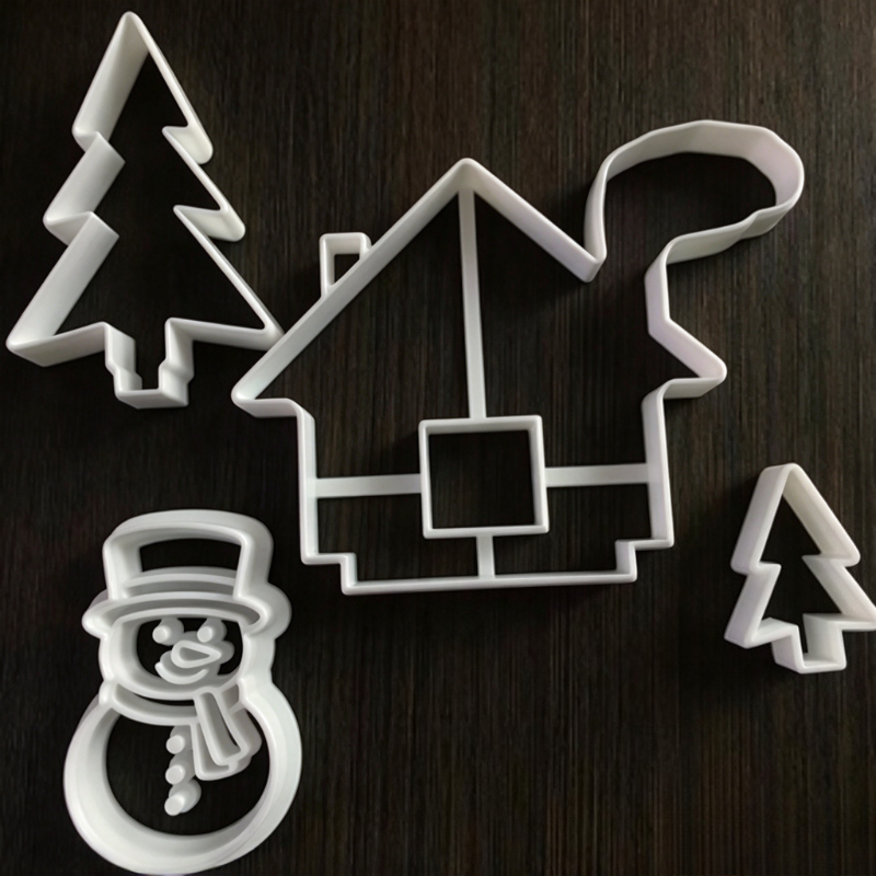 4Pcs Christmas Gingerbread Hou - Cookies Pack ulasan dan harga